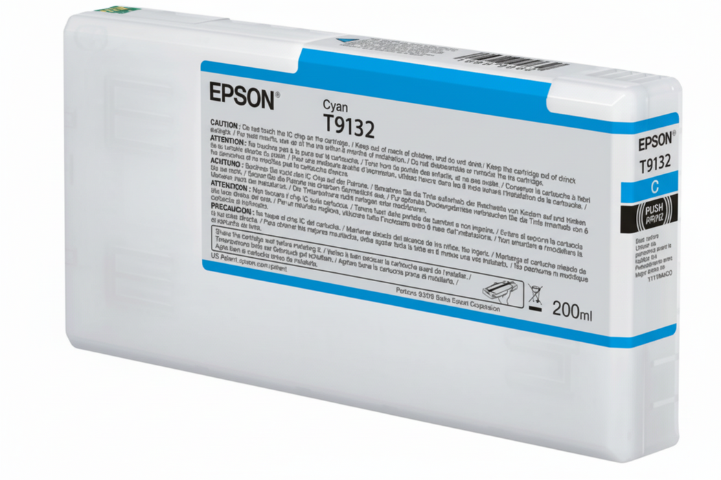 EPSON UltraChrome HD Cyan Ink Cartridge 200 ML for Surecolor P5000 - T913200