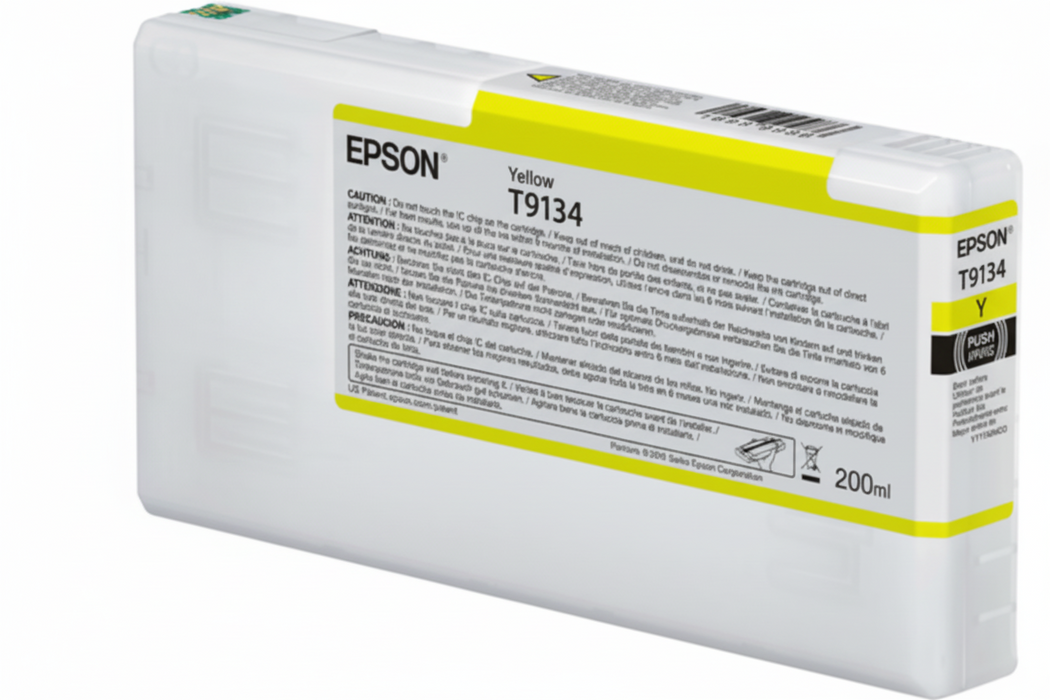 Epson Ultrachrome HD Yellow Ink Cartridge 200ml for SureColor P5000 - T913400