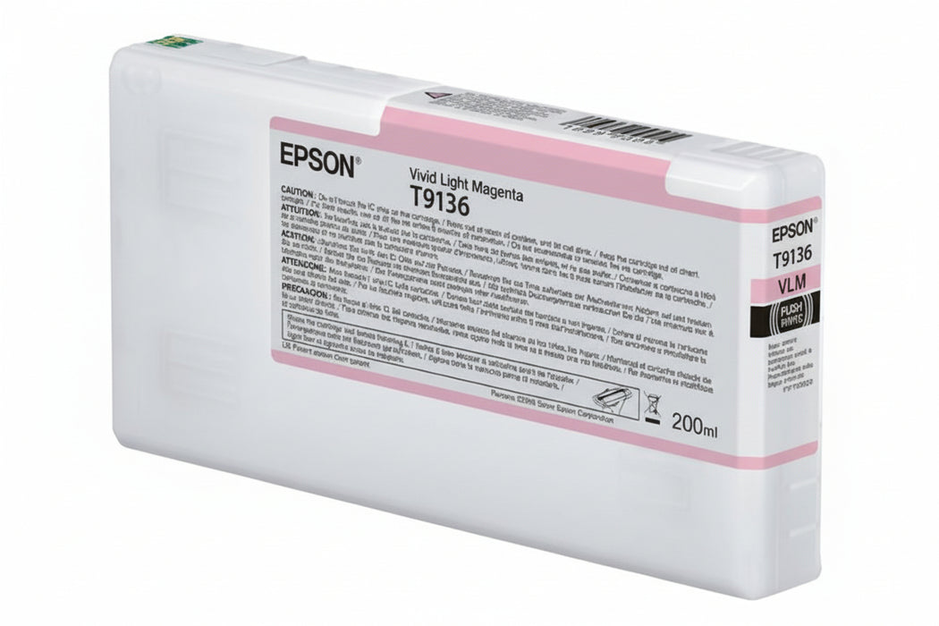 Epson Ultrachrome HD Light Magenta Ink Cartridge 200ml for SureColor P5000 - T913600