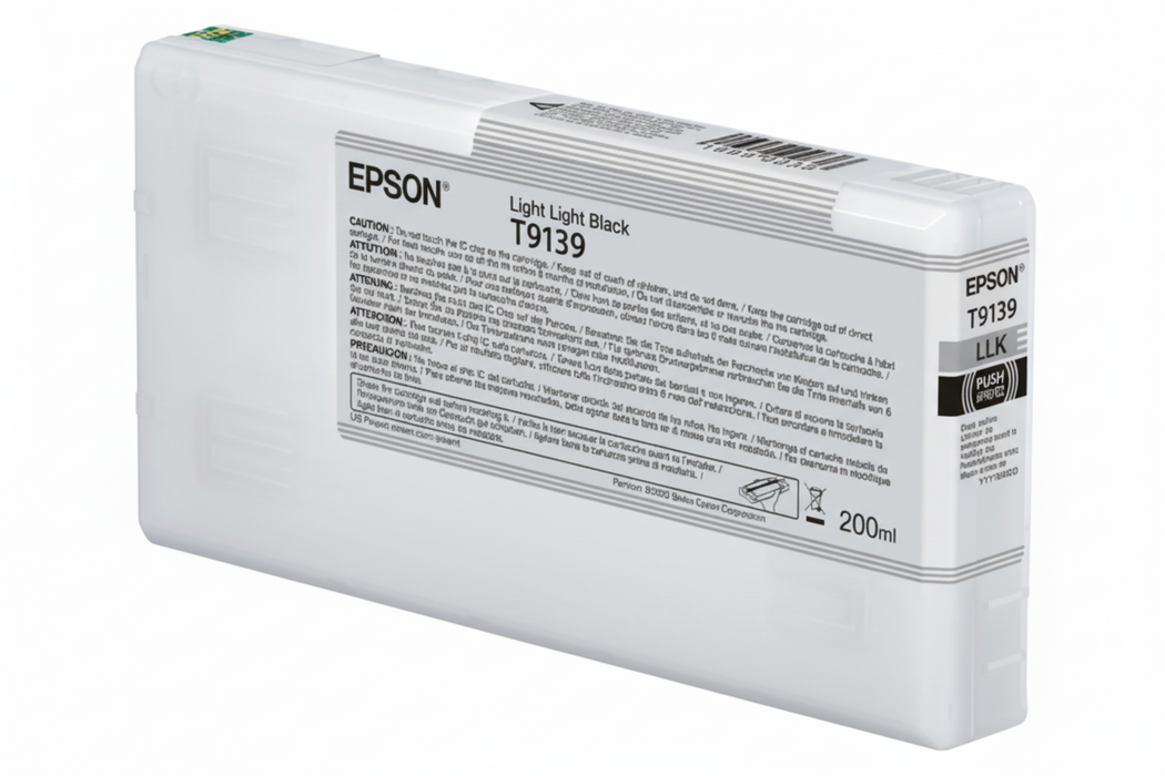Epson Ultrachrome HD LIght Light Black Ink Cartridge 200ml for SureColor P5000 - T913900